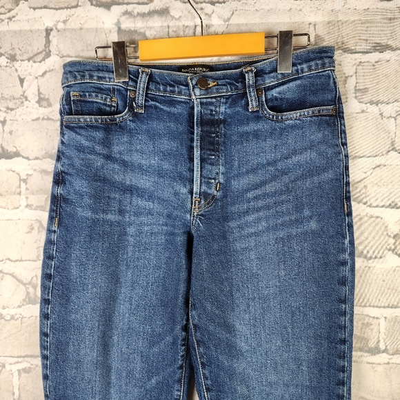 Banana Republic High Rise Straight Button Fly Ankle Cropped Jeans Size 29 - Picture 6 of 16